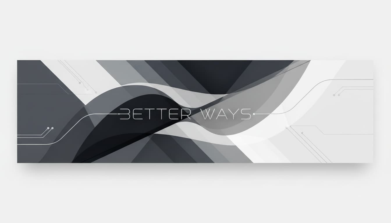 Ảnh bìa LinkedIn được tạo bởi AI cho cố vấn với thiết kế hình học trừu tượng