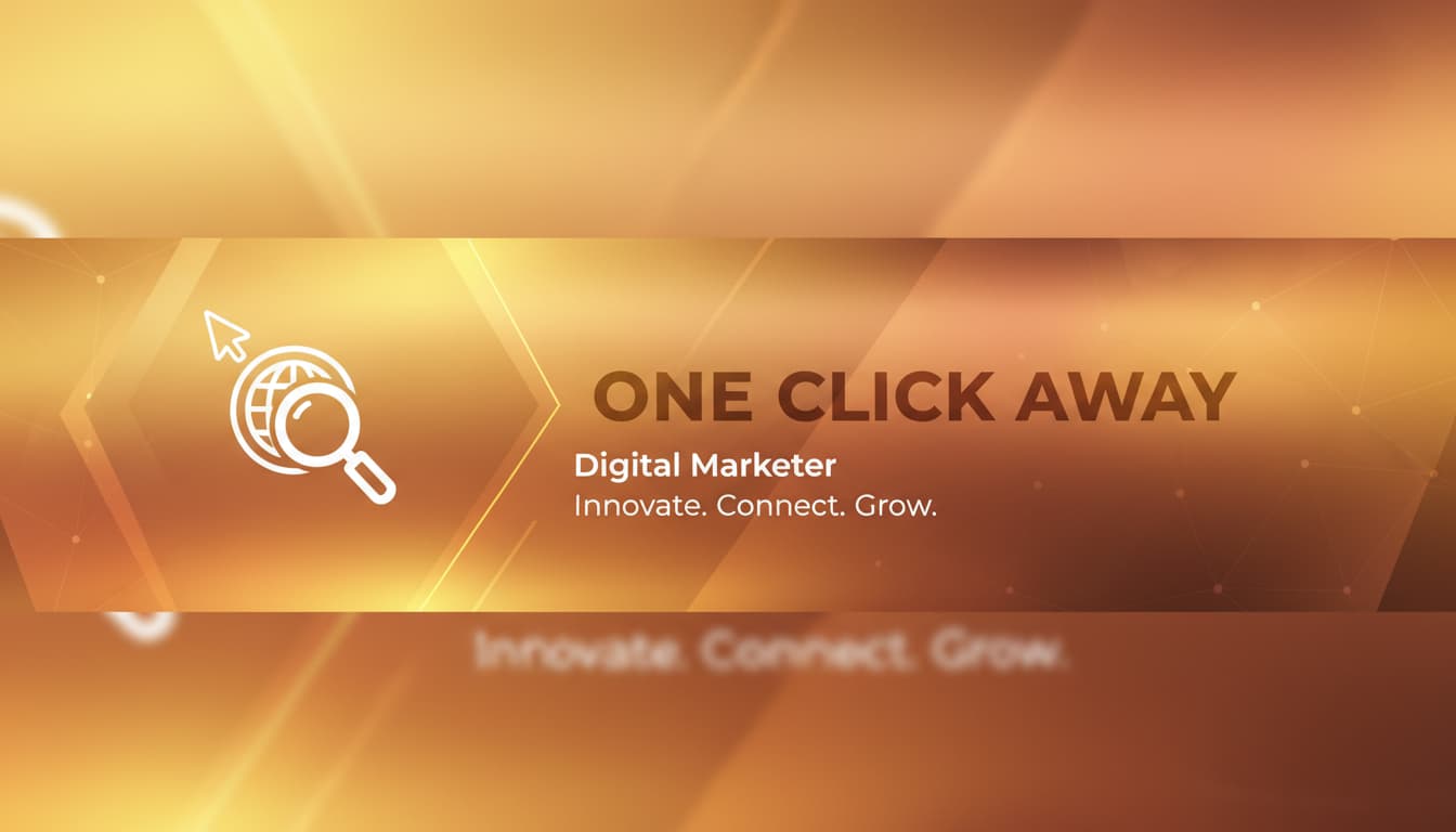 Ảnh bìa LinkedIn được tạo bởi AI cho chuyên gia marketing với thiết kế năng động