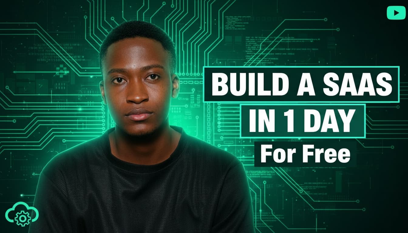 Thumbnail YouTube hướng dẫn được tạo bởi AI với thiết kế sạch