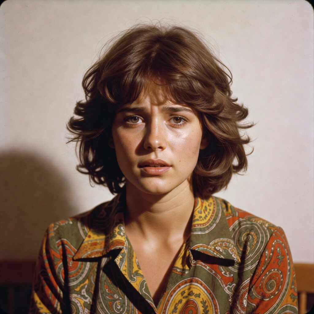 Grok Imagine portrait restyled as a 1970s film photograph while keeping the subject’s face