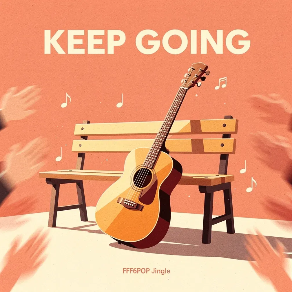 Suno custom-lyrics indie-pop jingle Keep Going